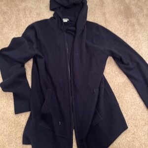 Jcrew 100% cashmere NAVY BLUE sweater